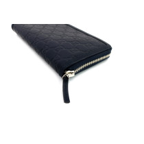 Portefeuille en Cuir Bleu Gucci