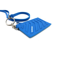 Balenciaga Portacarte Pelle Azzurra