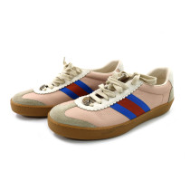 Gucci for Adidas Pink Leather Sneakers