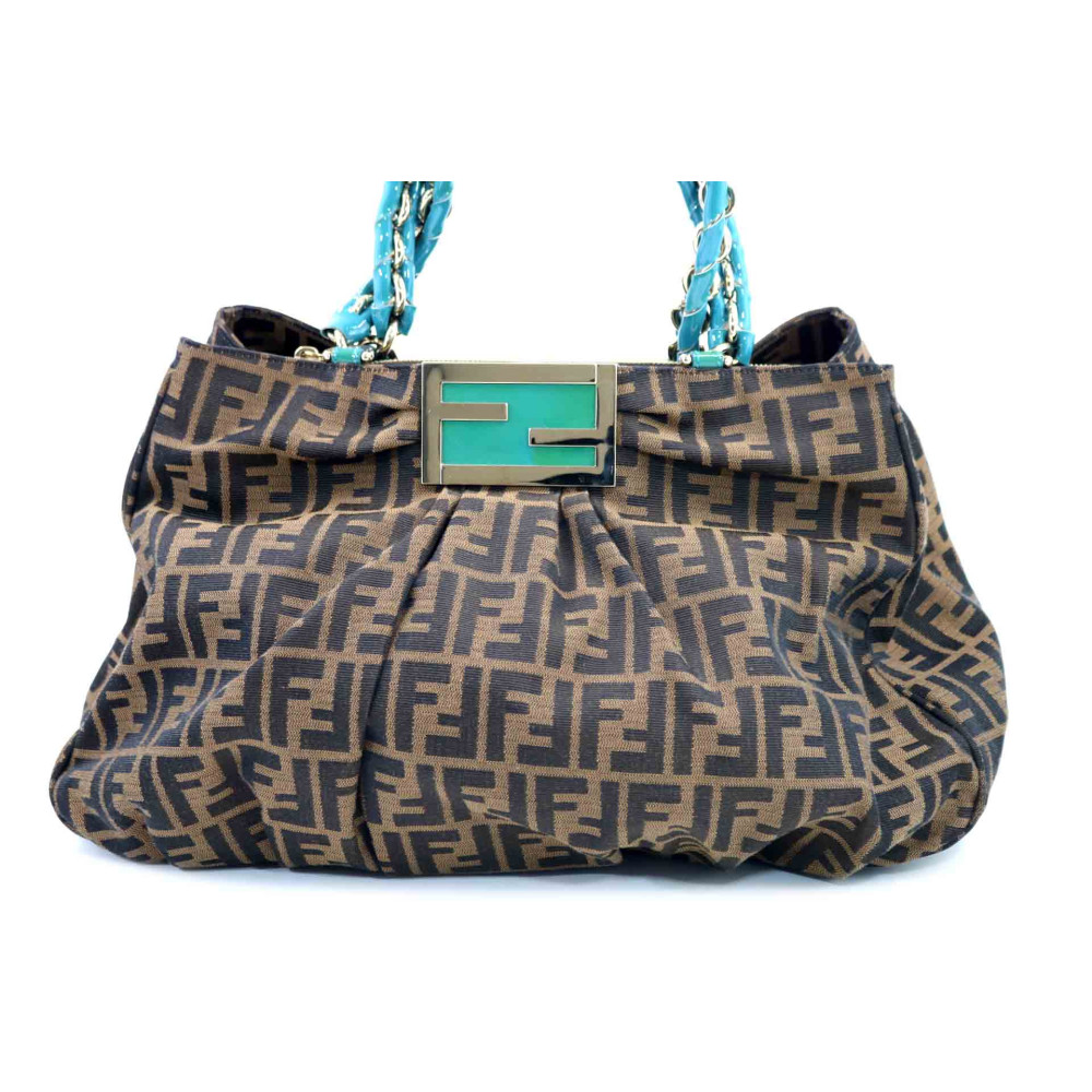 Fendi Mia Bag Zucca Marrone