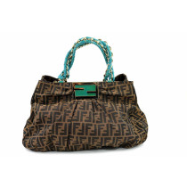 Fendi Mia Bag Zucca Brown