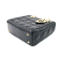 Dior Lady 5 블랙 가죽