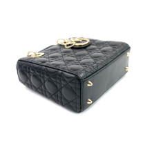Dior Lady 5 Schwarzes Leder