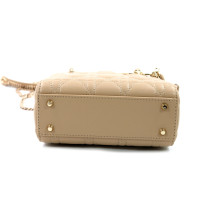 Dior Lady 3 Beige Leder