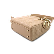 Dior Lady 3 Cuir Beige