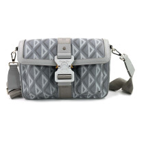 Dior 플랩 그레이 패브릭