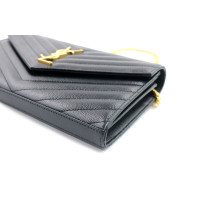 Saint Laurent Cassandre Pelle Nera