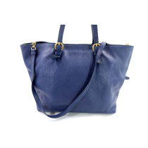 Miu Miu Shopping Leder Blau
