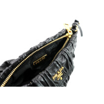 Pochette Prada Gauffrè Cuir Noir