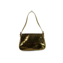 Fendi Mama Baguette Mini Gold Leather