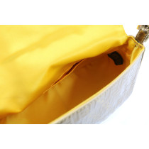 Fendi Mama Baguette Mini Leder Gold