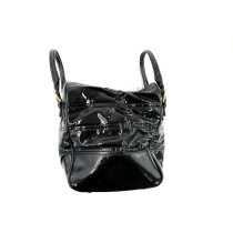 Dolce & Gabbana Shopping Mini Würfel Vernis Schwarz