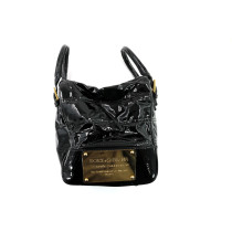 Dolce & Gabbana Shopping Mini Cubo Vernis Nera