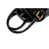 Dolce & Gabbana Shopping Mini Cubo Vernis Nera