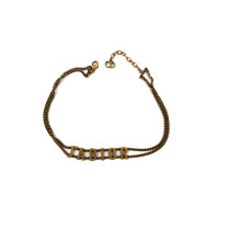 Dior Collier Vintage Métal Or
