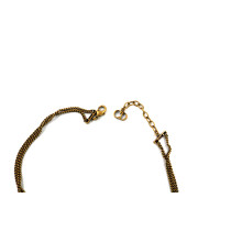 Dior Vintage Gold Metal Necklace
