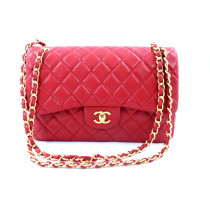 Chanel Jumbo Pelle Rossa