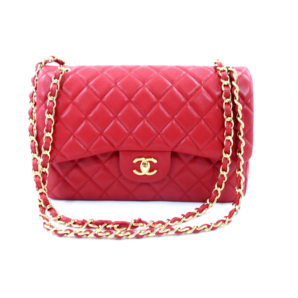 Chanel Jumbo Pelle Rossa