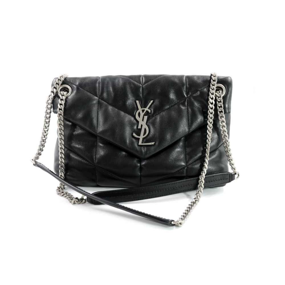 Saint Laurent Puffer Pelle Nera