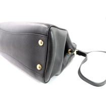 Prada Shopping Leder Schwarz