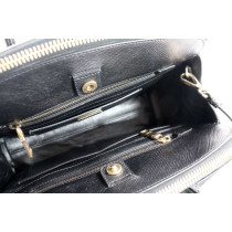프라다 쇼핑백 블랙 가죽