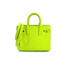 Saint Laurent Sac de Jour Fluo Yellow Leather