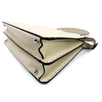 Fendi Peekaboo Selleria Cream Leather