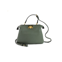 Fendi Peekaboo Cuir Vert Eau