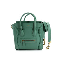 Celine Luggage Leder Blau