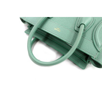 Celine Luggage Blue Leather
