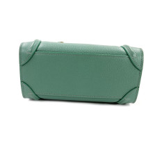 Celine Luggage Leder Blau