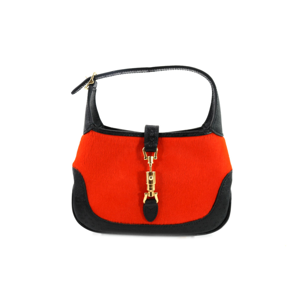 Gucci Jackie Rotes Kalbhaar