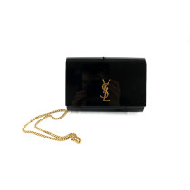 Saint Laurent Vicky PVC Black