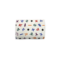 Porte-monnaie Saint Laurent en cuir blanc