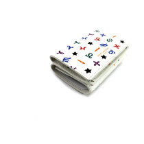생로랑 화이트 가죽 지갑