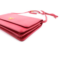 Prada Sac à Bandoulière Cuir Rose
