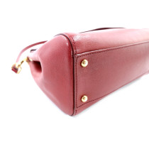 Dolce & Gabbana Sicily Red Leather