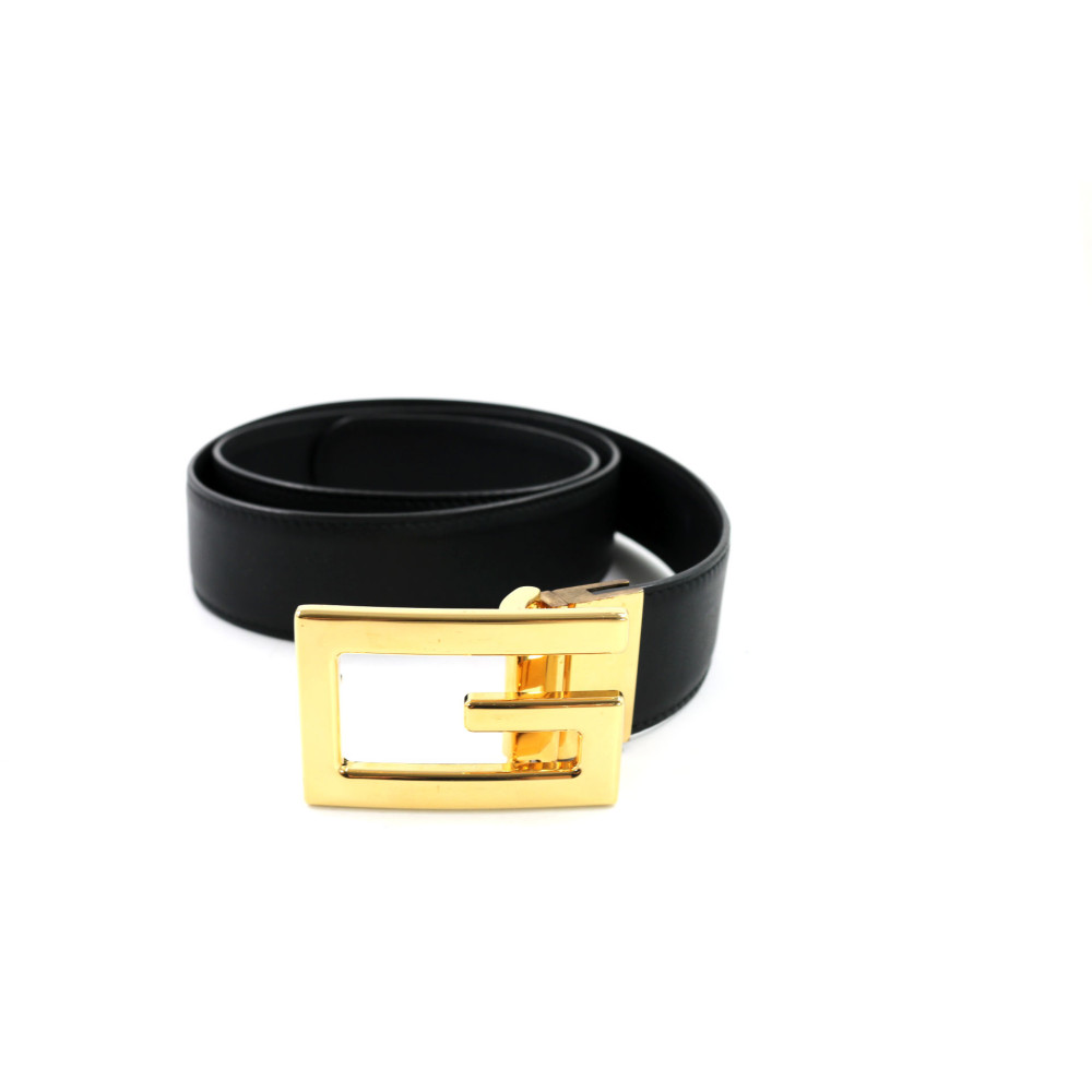 Gucci Ledergürtel Schwarz