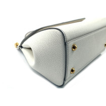 Dolce & Gabbana Sicily White Leather