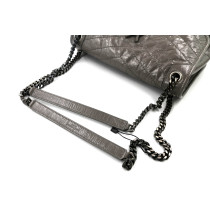 Saint Laurent Niki Pelle Grigia