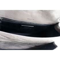 Saint Laurent Niki Gray Leather