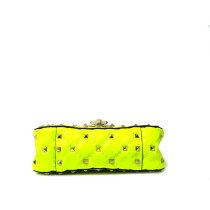 Valentino Rockstud Cuir Jaune Fluo