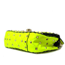 Valentino Rockstud Leder Fluoreszierend Gelb