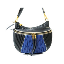 Miu Miu Black Rider Cuir Noir