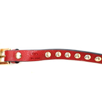 Valentino Bracciale Rockstud Pelle Rossa
