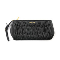 Miu Miu Black Leather Clutch