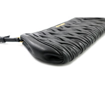 Miu Miu Pochette Pelle Nera
