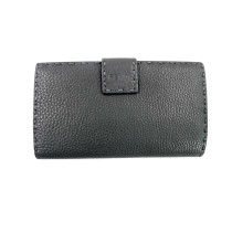 Portefeuille Fendi Cuir Gris
