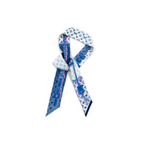 Louis Vuitton Seidenband Blau