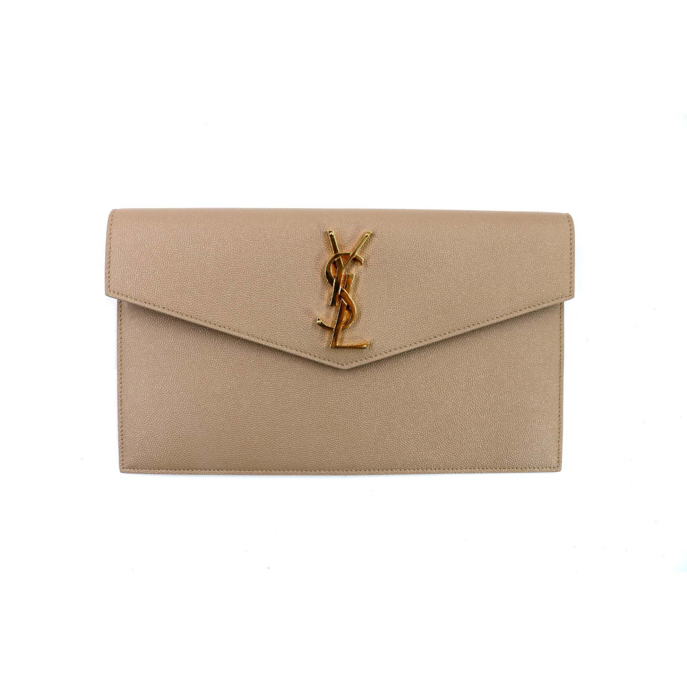 Saint Laurent Uptown Leder Taupe